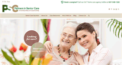 Desktop Screenshot of partnersinseniorcare.com
